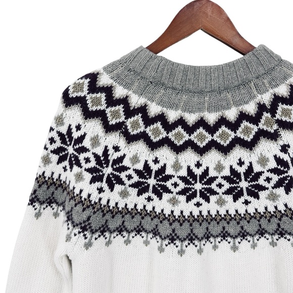 New BODEN Sweater Fair Isle Wool Blend - Picture 4 of 8